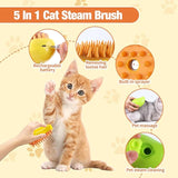 Electric pet brush with water spray