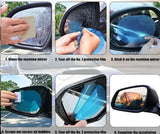Rear view mirror protective film