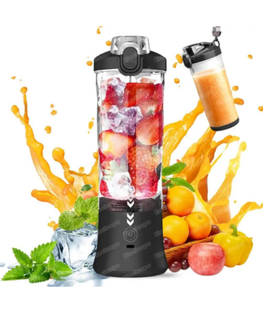 Portable Electric Juicer Fruit Mixers 600ML USB