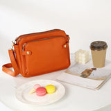 Shoulder bag leather with wallet