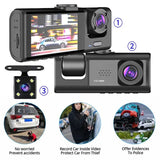 Car camera PRO with 360-degree view, night vision, and 4K resolution