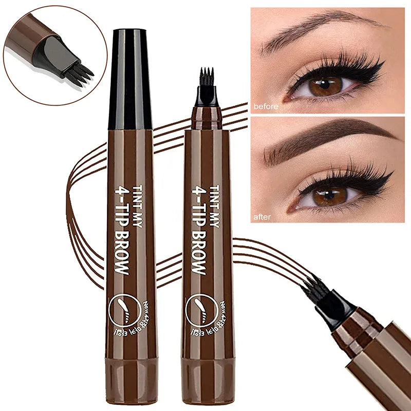 Waterproof eyebrow drawing pen