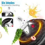 Portable Electric Juicer Fruit Mixers 600ML USB