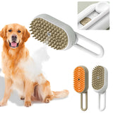Electric pet brush with water spray