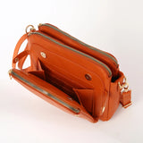 Shoulder bag leather with wallet