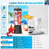 Portable Electric Juicer Fruit Mixers 600ML USB