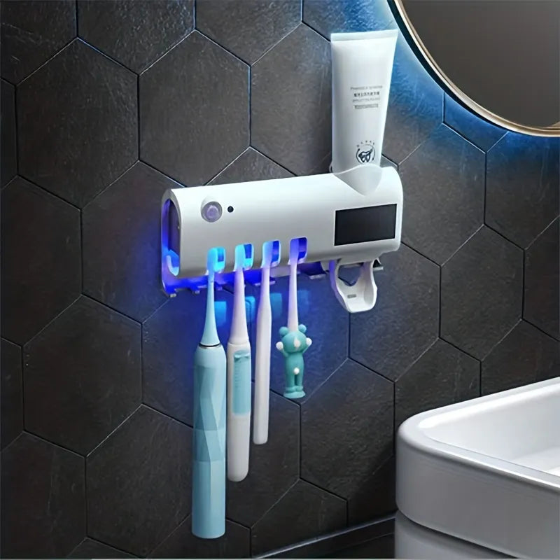 Modern disinfectant brush holder