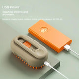 Electric pet brush with water spray