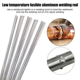 Easy-to-melt aluminum solder rods