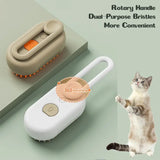 Electric pet brush with water spray