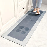 Modern non-slip and absorbent rug