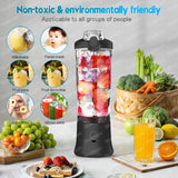 Portable Electric Juicer Fruit Mixers 600ML USB